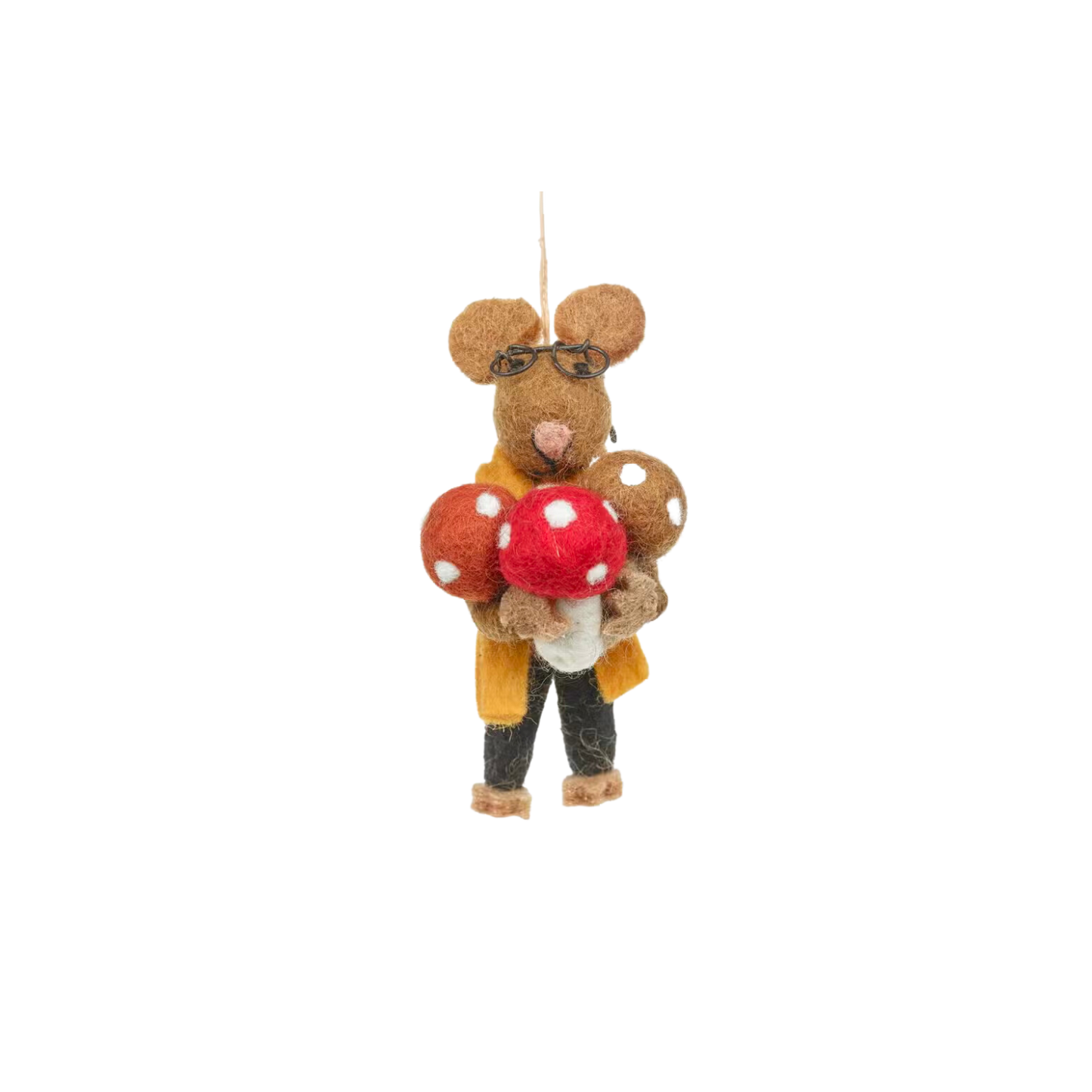 Felt Tree Decoration - Foraging Mouse