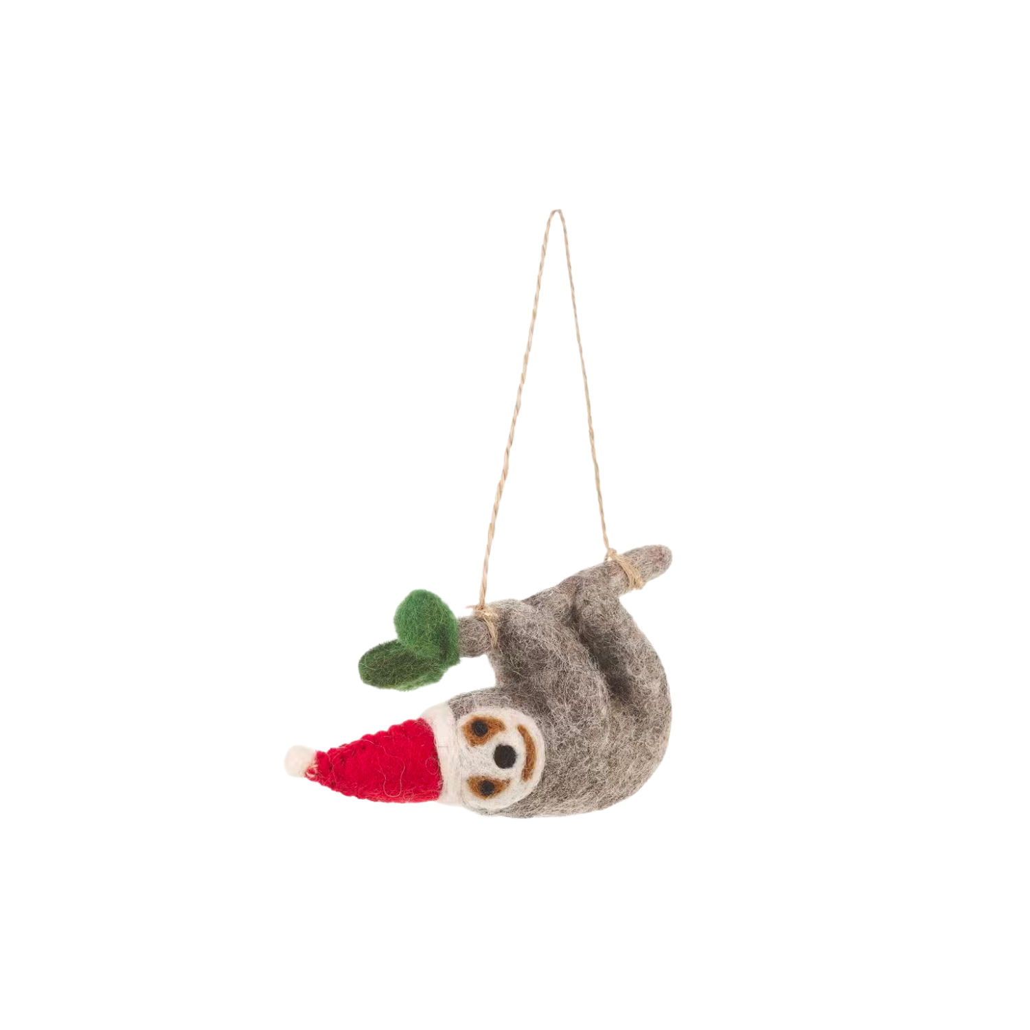 Felt Tree Decoration - Hanging Sloth