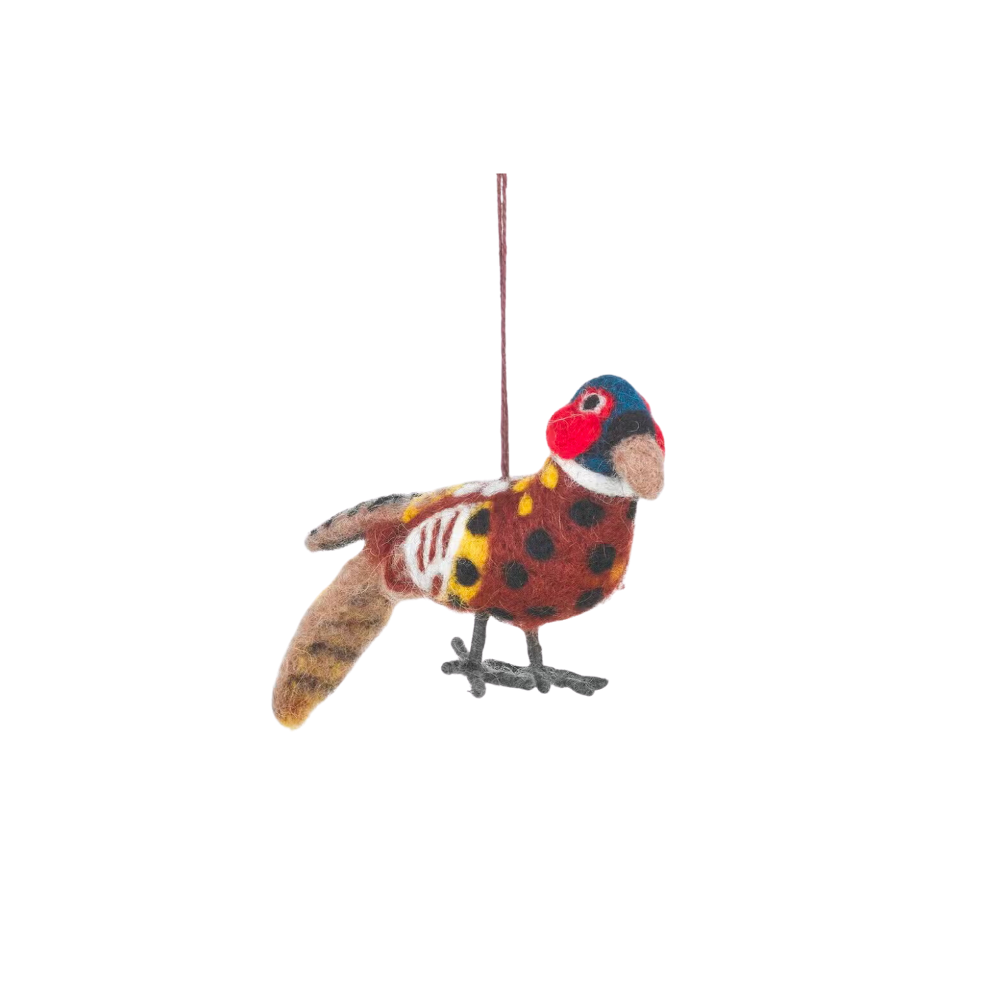 Felt Tree Decoration - Pheasant
