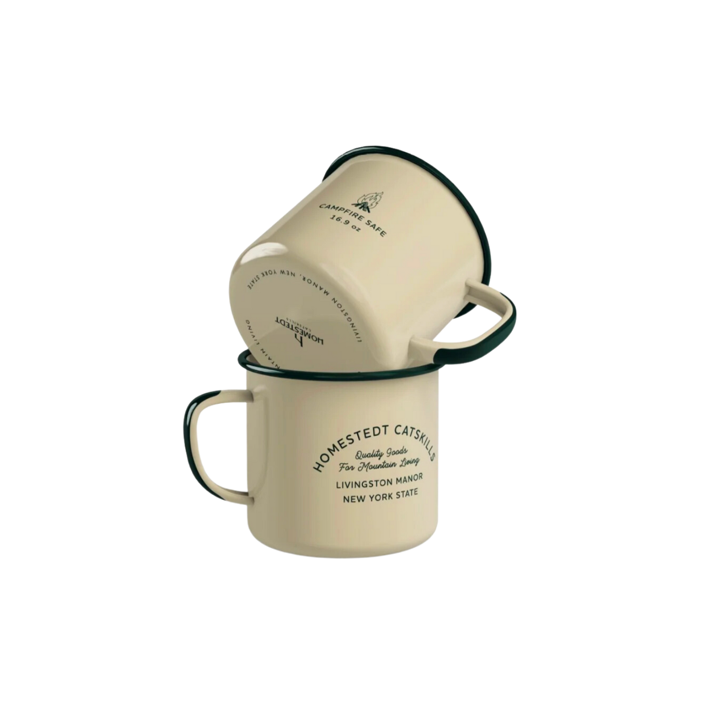 Homestedt Custom Enamelware Mug - Homestedt Beige