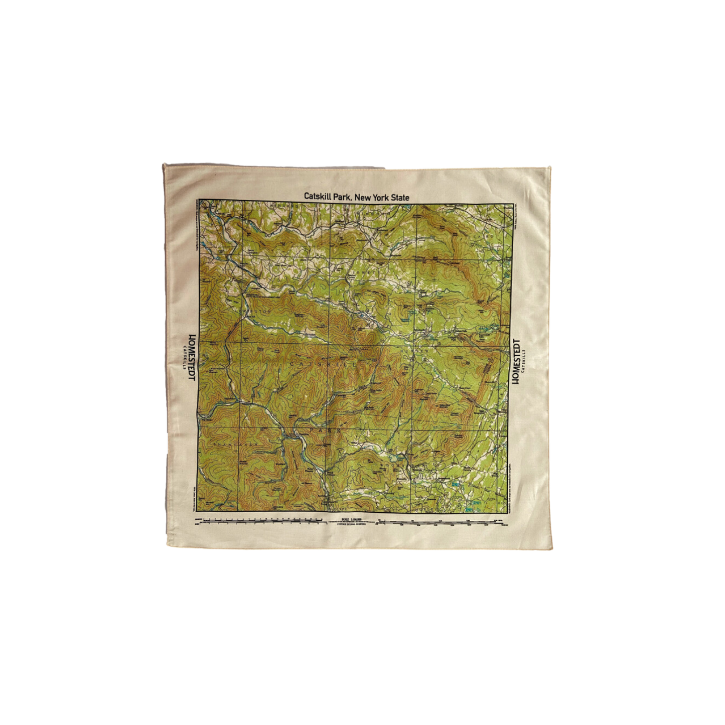 Catskill Mountains USGS Bandana