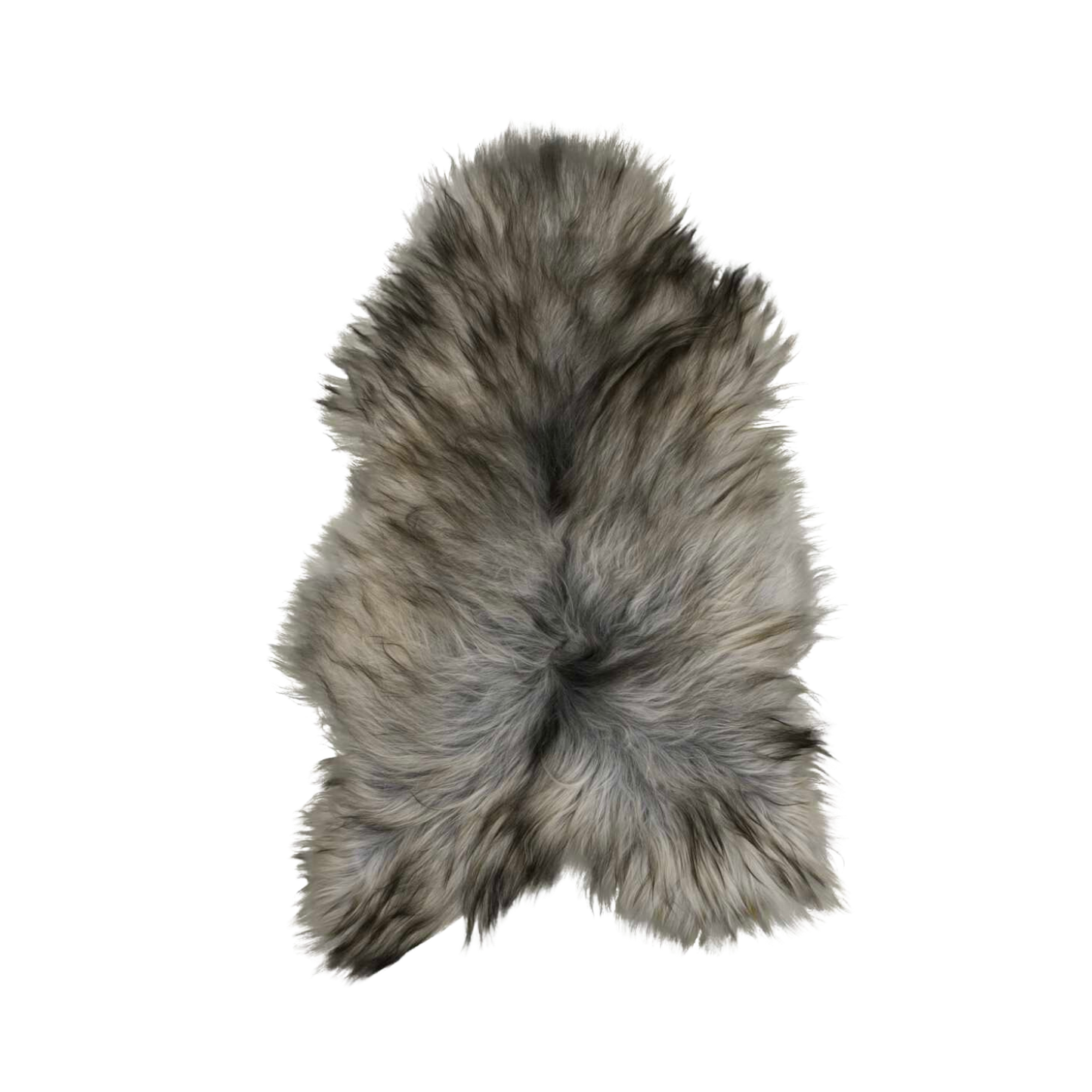 Icelandic Natural Grey Long Haired Sheepskin