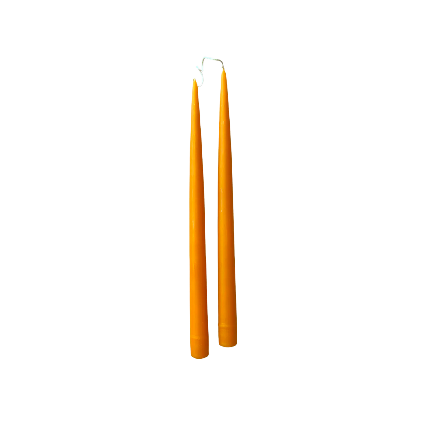 Hand Dipped Taper Candle - 13" - Pumpkin