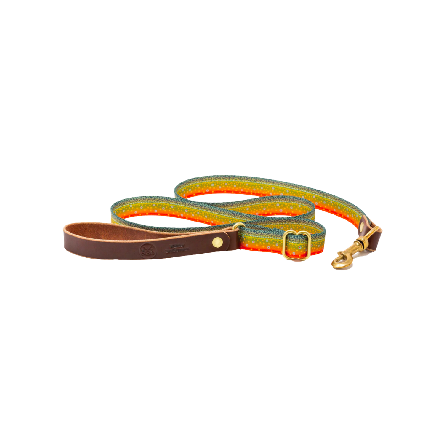 Trout Print Dog Leash