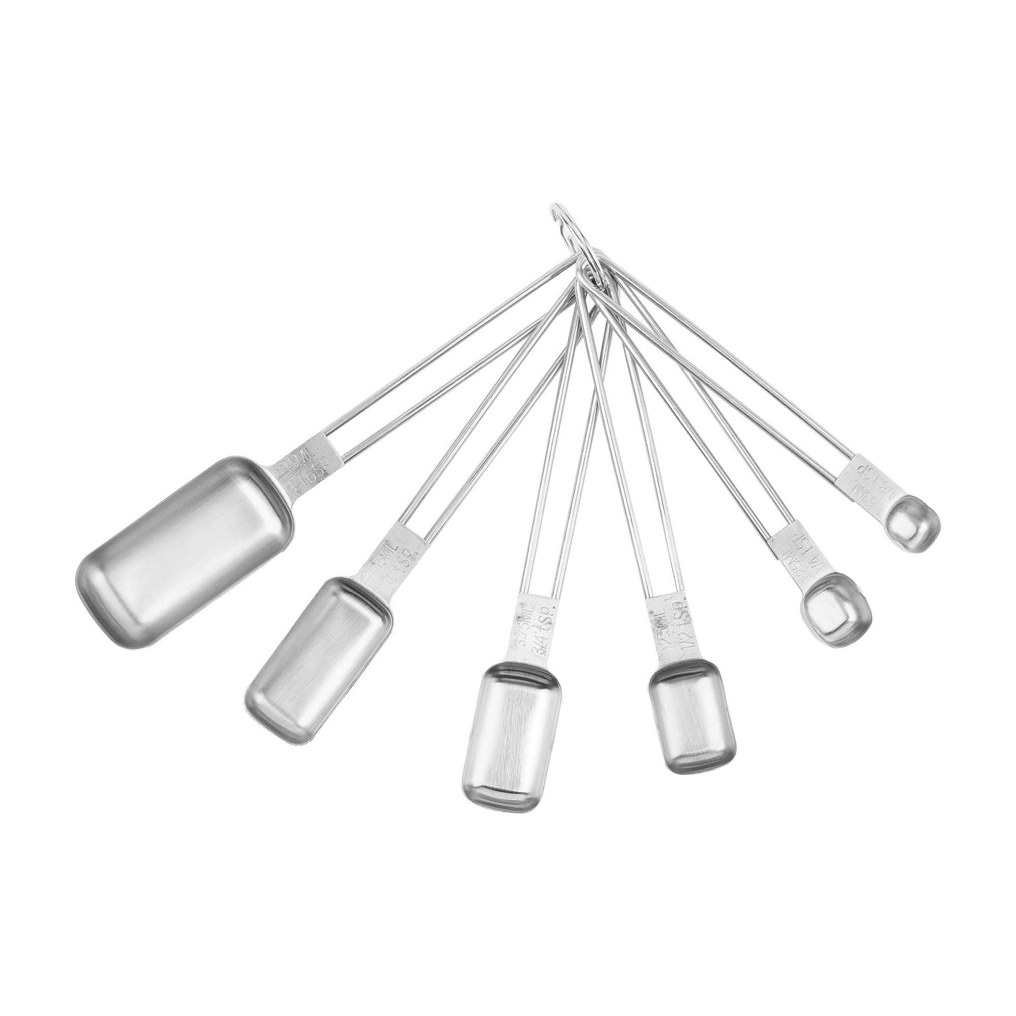 Measuring Spoon Set, Stainless Steel, Set of 6