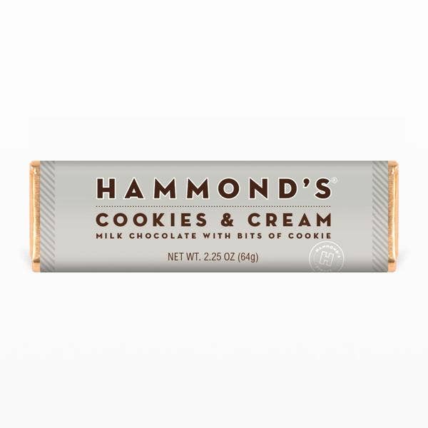 Cookies and Creme Milk Chocolate Bar 2.25oz