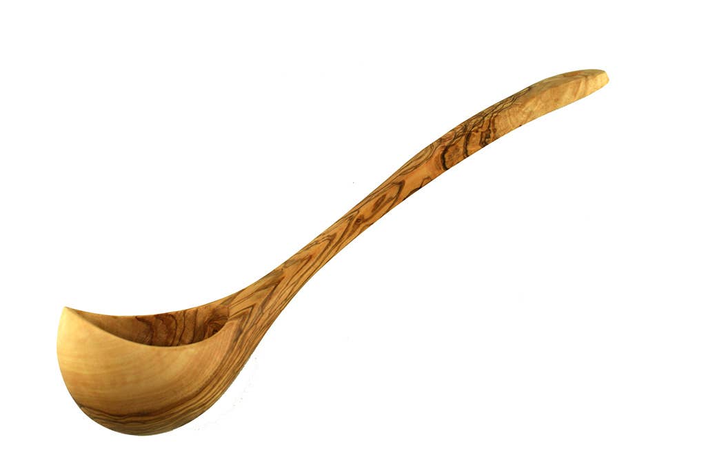 25 cm olive wood ladle