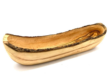 Rustic bread bowl 35 — 39 cm made of olive wood