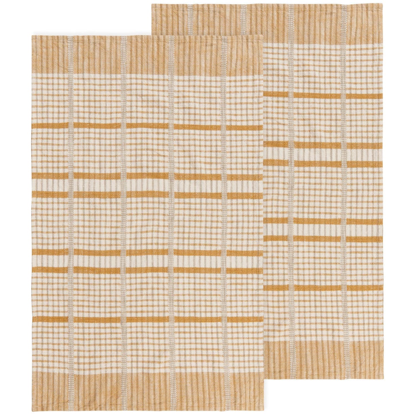 Saffron Finley Check Dishtowels Set of 2