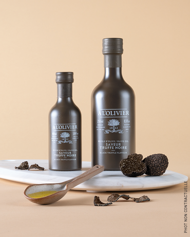 A L'Olivier Black Truffle Olive Oil - Stone Bottle 8.4oz