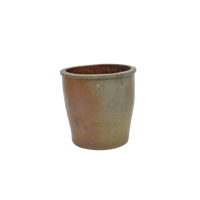 Brown Salt Glaze Stoneware Crock | American Antique