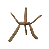 Primitive Wooden Armchair Stool | Antique