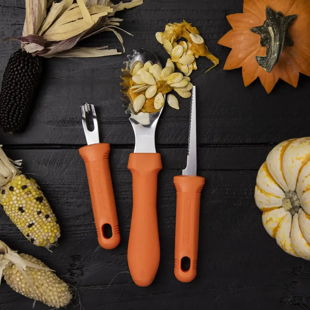 Halloween Pumpkin Meister Carving Kit - 3 Pc