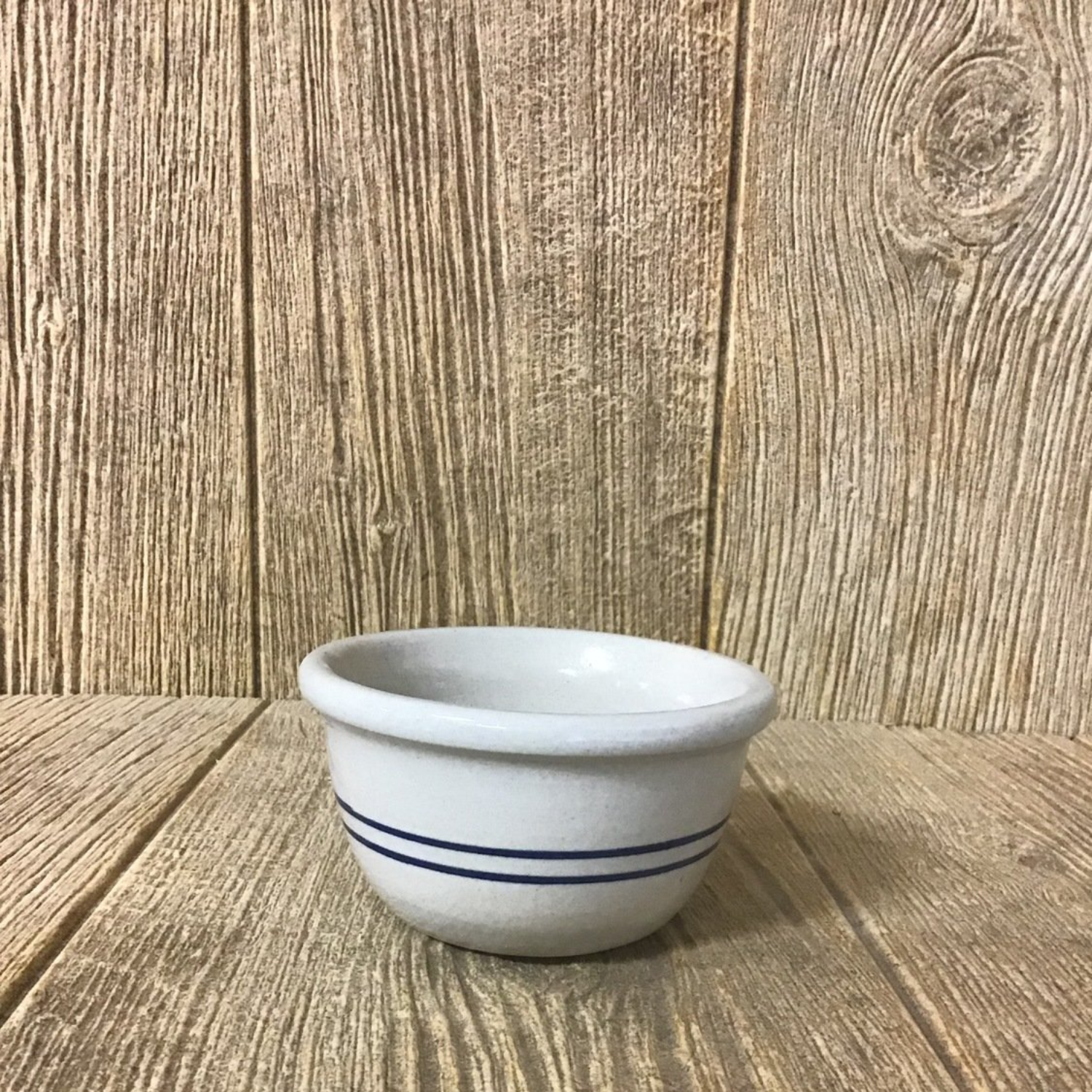 4” Blue Stoneware Mixing / Serving Bowl