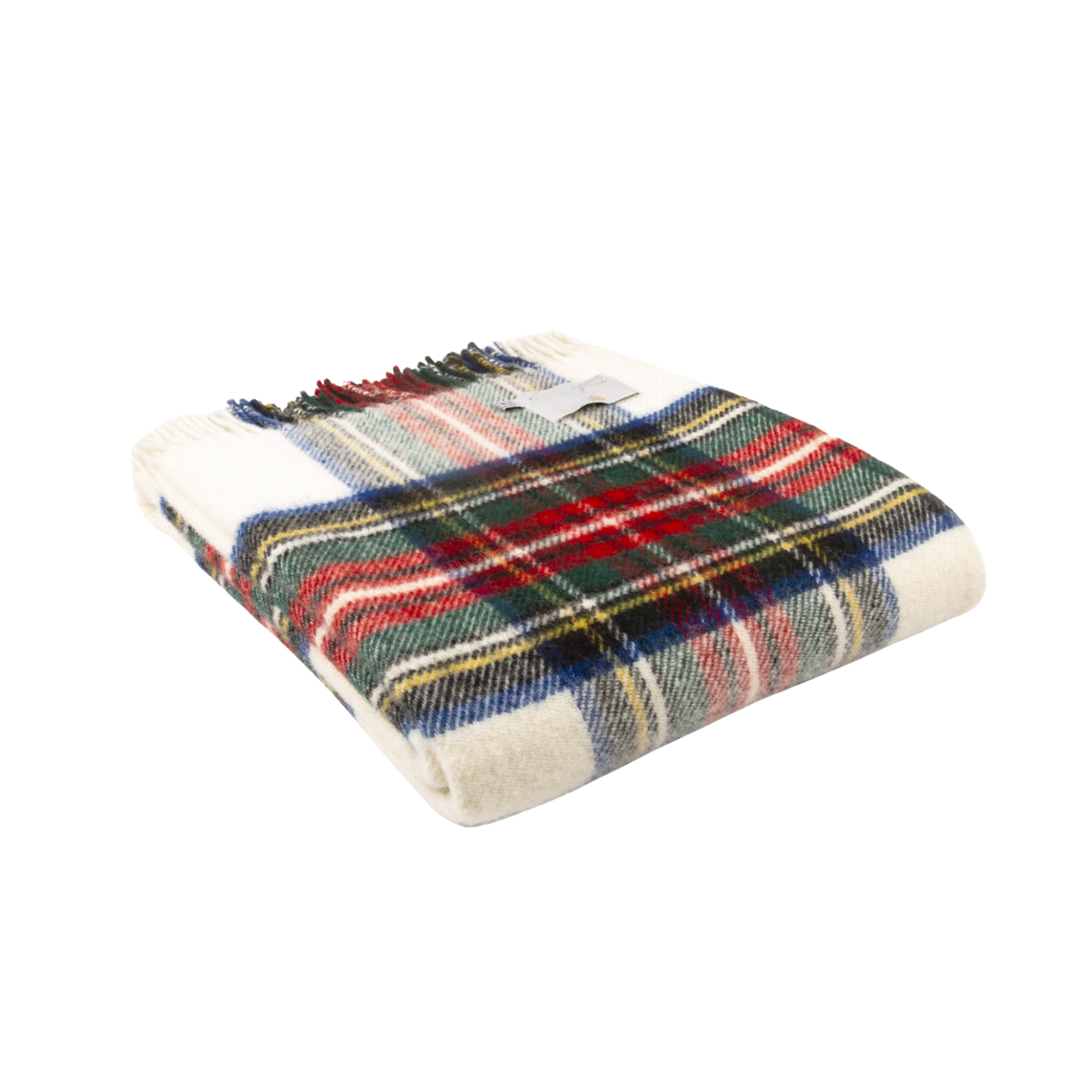 Tartan Dress Stewart British Wool Throw / Blanket