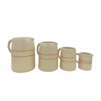 Stoneware jugs and pitchers handmade in the USA by Martinez pottery - classic country styling and made to last a lifetime