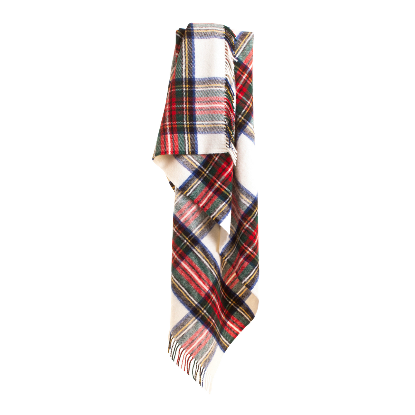 Tartan Dress Stewart British Wool Throw / Blanket
