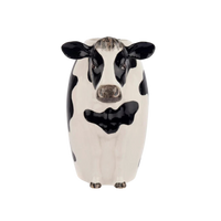 Friesian Cow Flower Vase