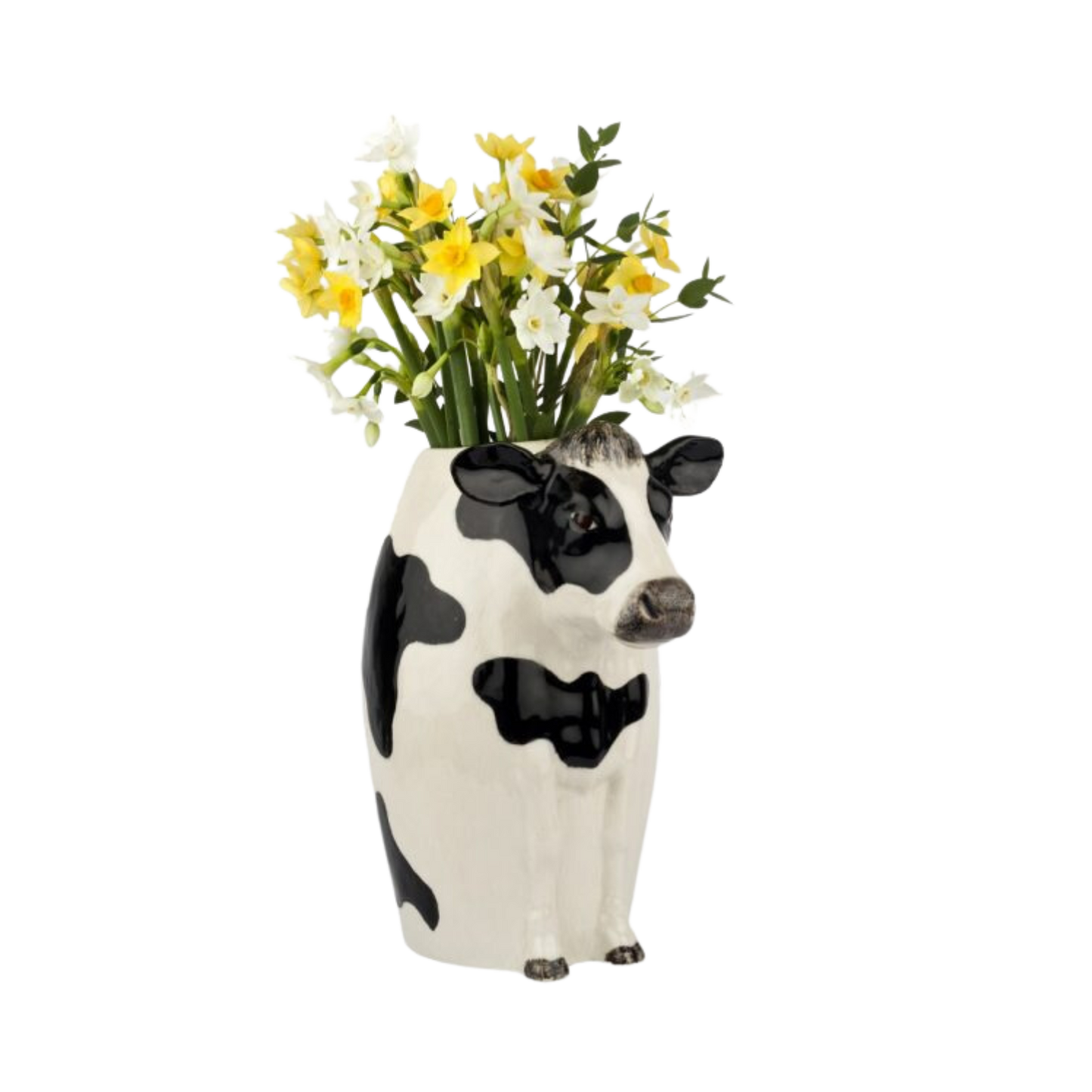 Friesian Cow Flower Vase