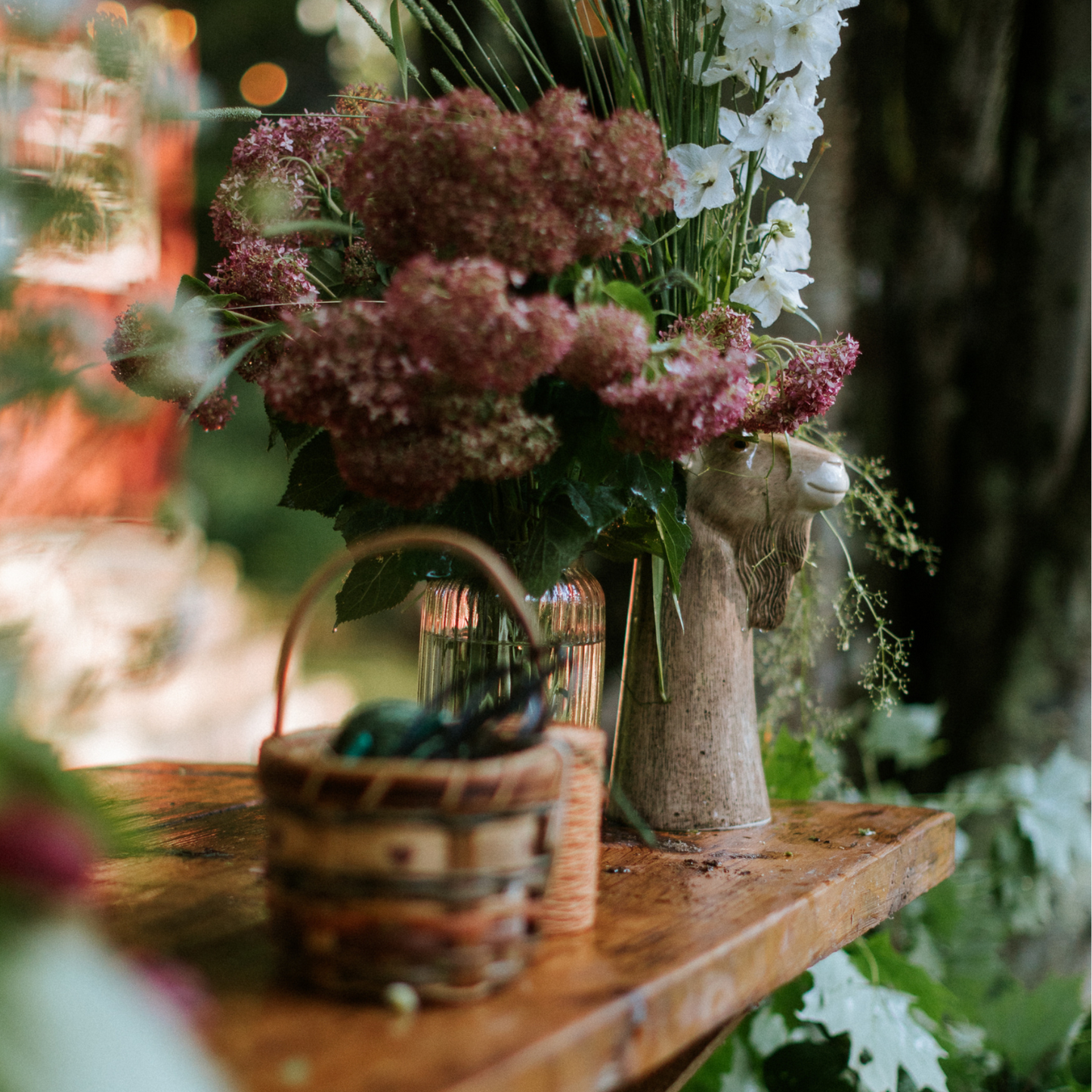 Goat Flower Vase