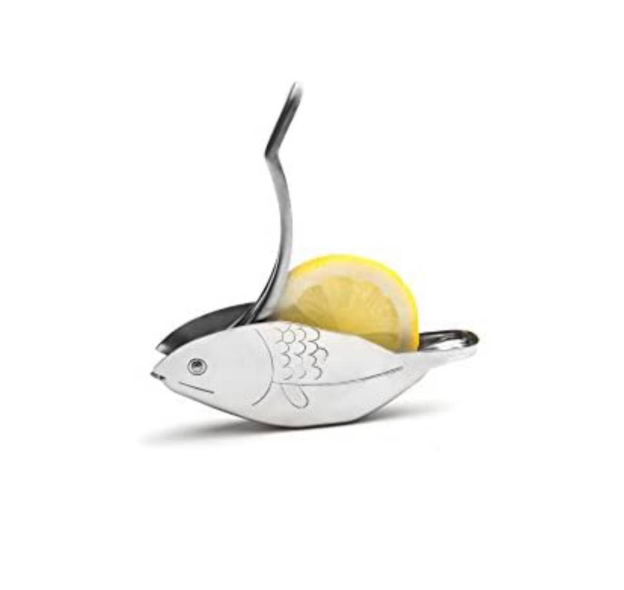 Fish Lemon Squeezer, Stainless Steel
