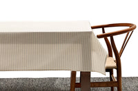 Natural Tablecloth Modern Stripes – Recycled Cotton, 3 Sizes