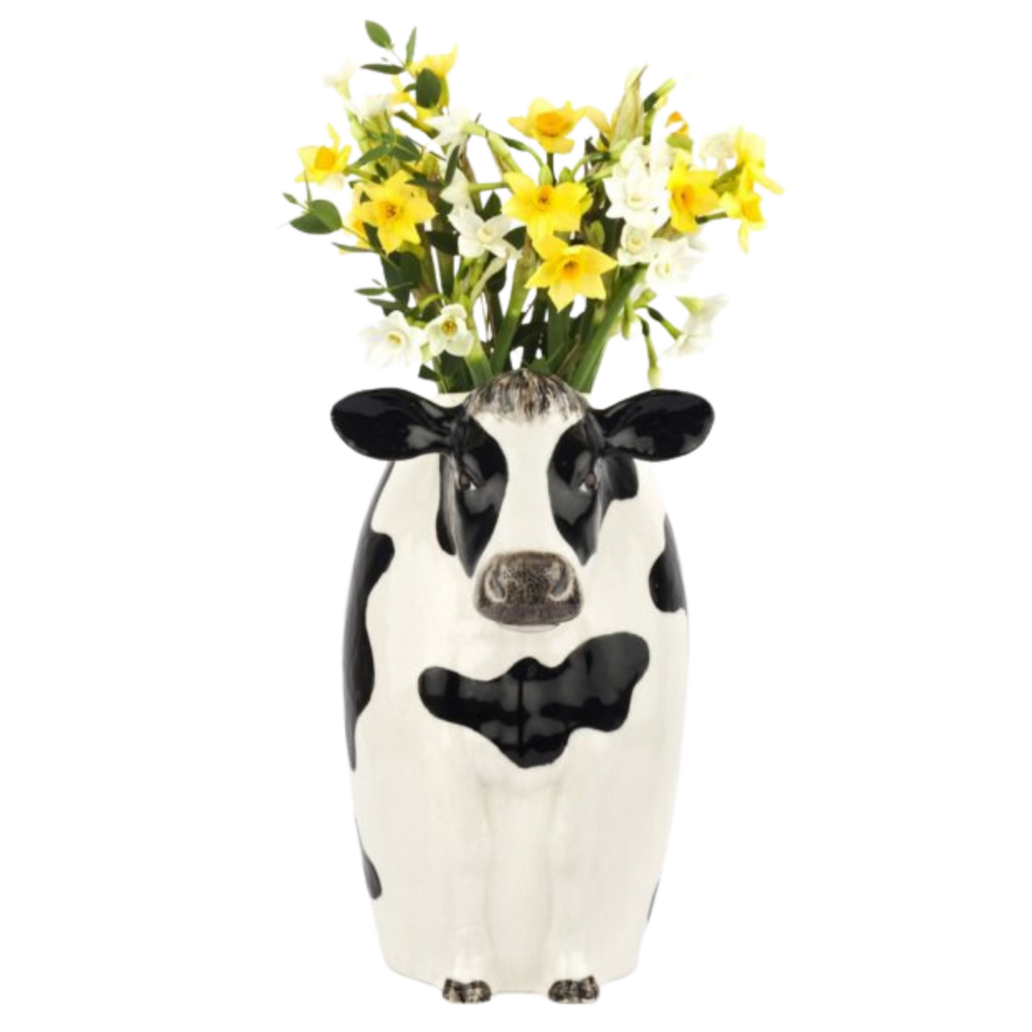 Friesian Cow Flower Vase