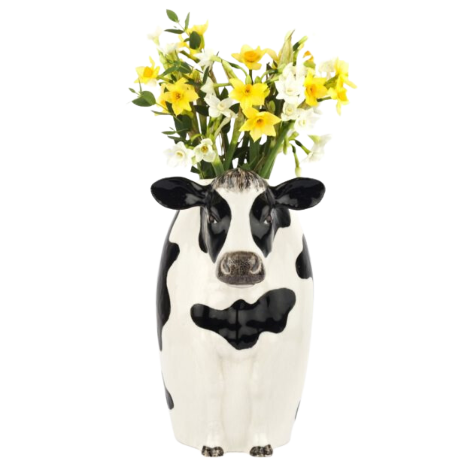 Friesian Cow Flower Vase