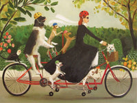 Miss Moon's Bike - 1000 Piece Jigsaw Puzzle