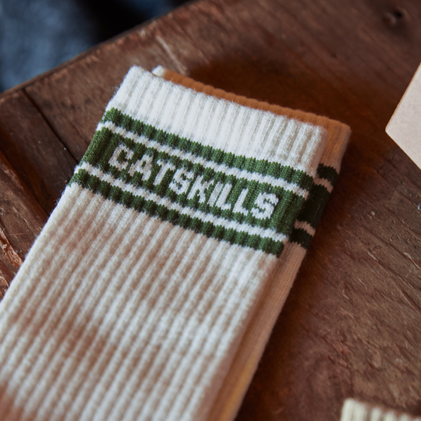 Homestedt Catskills Merino Wool Socks Off White