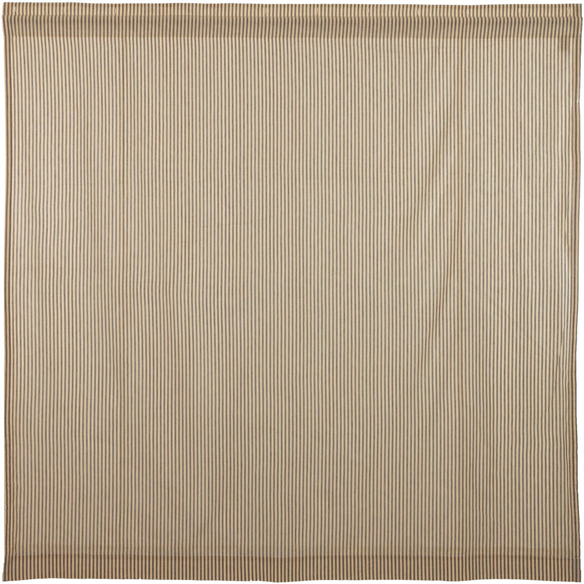 Sawyer Mill Charcoal Ticking Stripe Shower Curtain 72x72