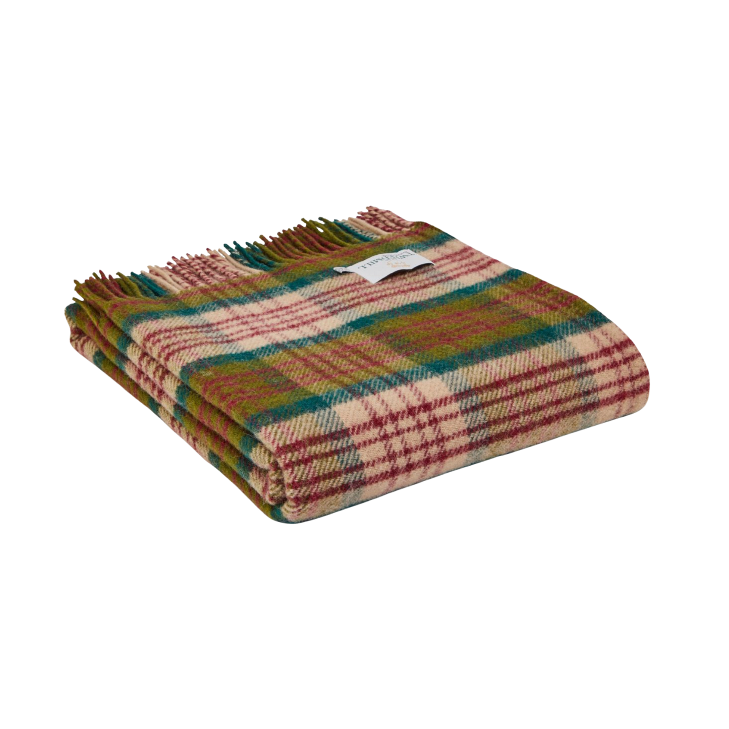 Tartan Thistleberry British Wool Throw / Blanket