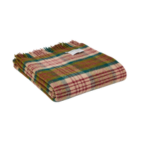 Tartan Thistleberry British Wool Throw / Blanket