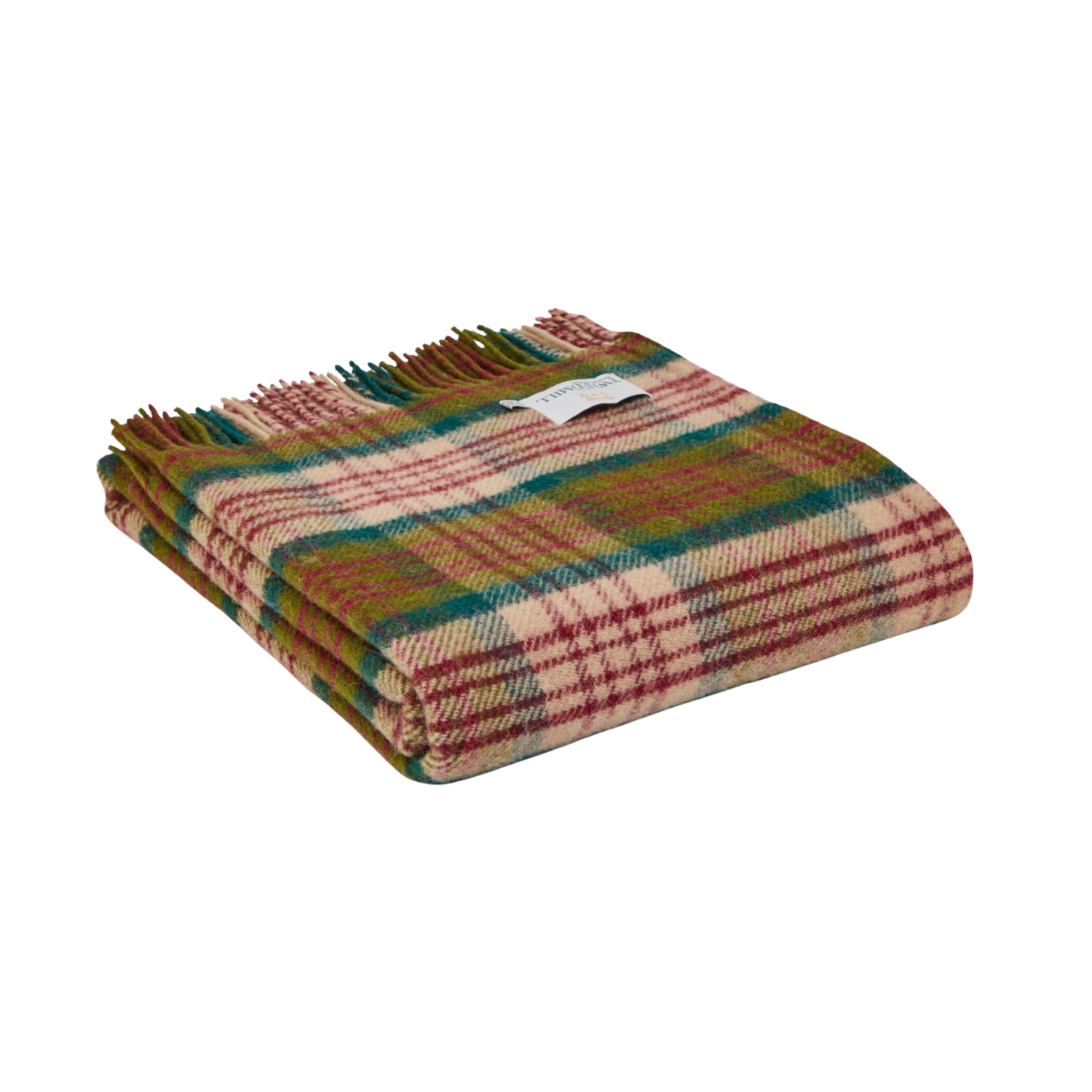 Tartan Thistleberry British Wool Throw / Blanket