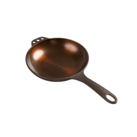 Smithey Cast Iron No. 8 Chef Skillet no background