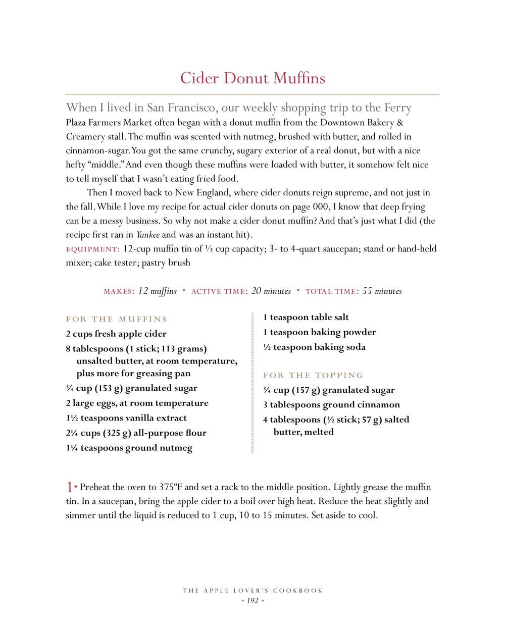 The Apple Lover's Cookbook: Revised and Updated