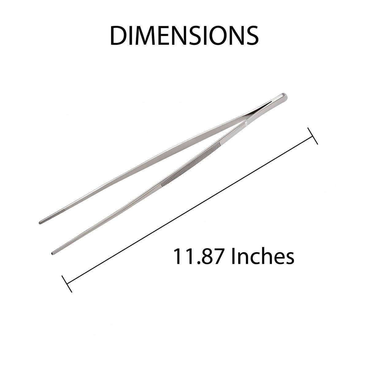 CatCora Straight Precision Plating Tongs