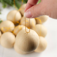 2" Paper Mache Ball Ornament