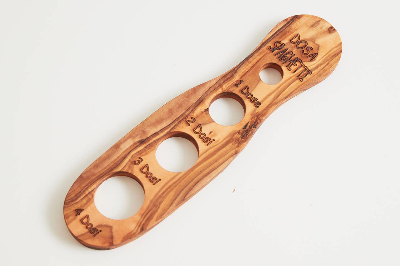 Italian Olivewood Spaghetti Measure