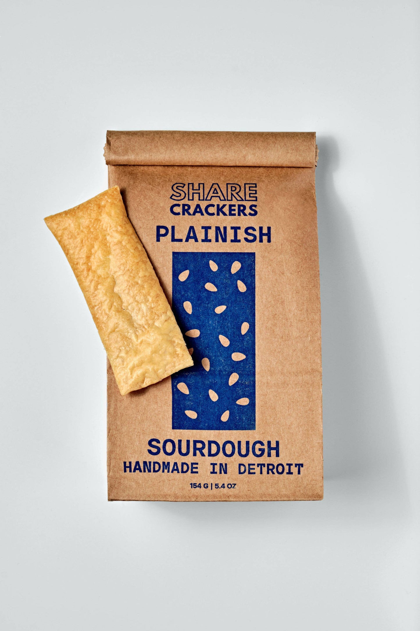 Plainish Sourdough Crackers