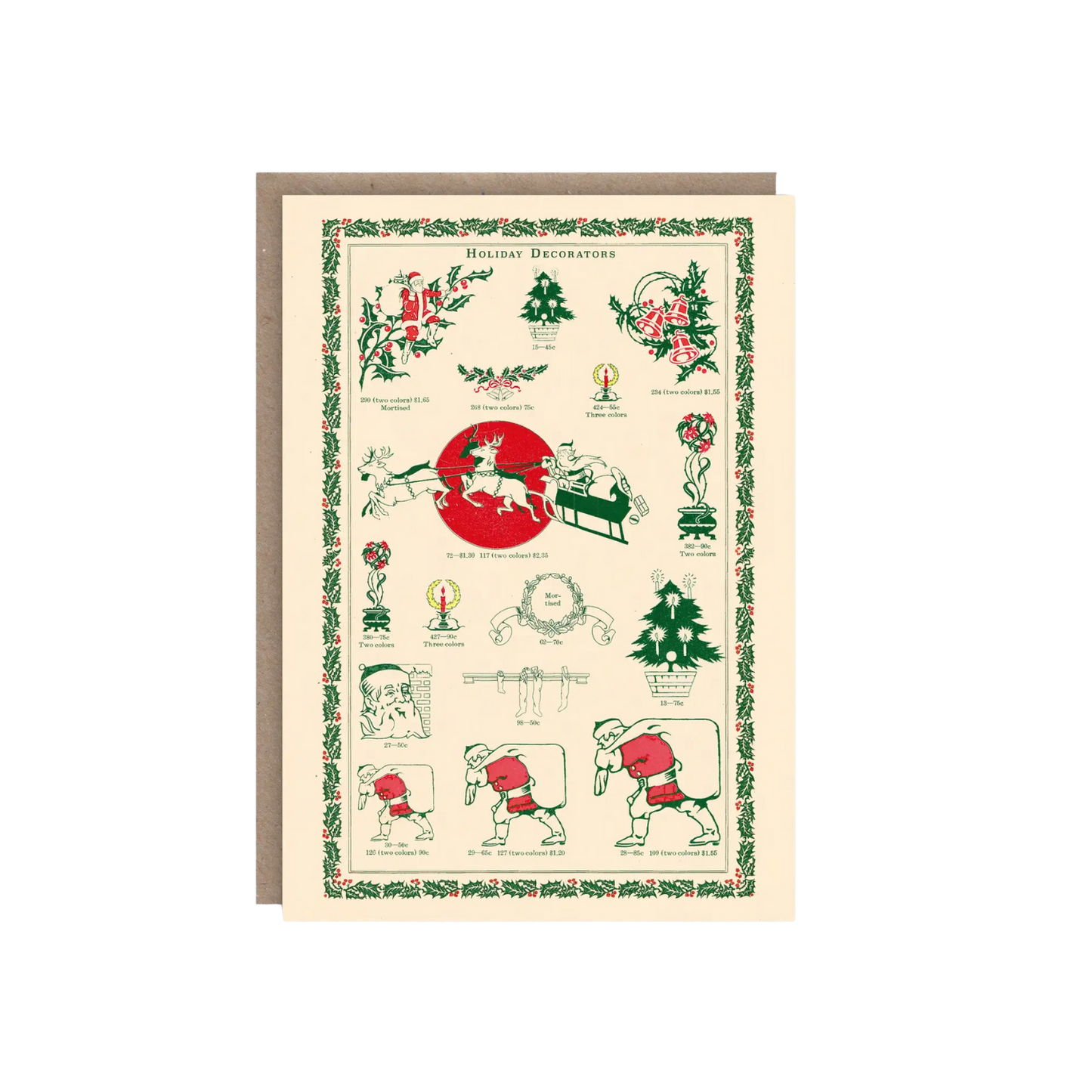 Vintage Style Christmas Card