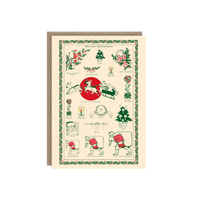 Vintage Style Christmas Card