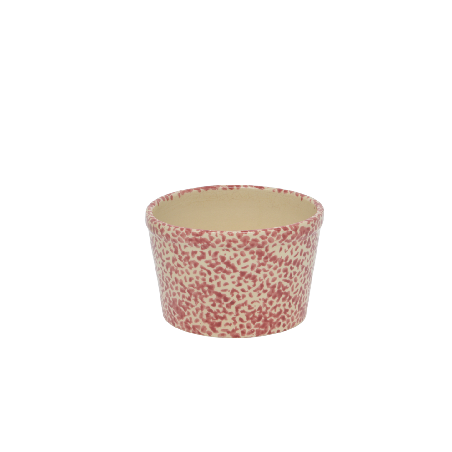 Red Spongeware Bowl | American Antique