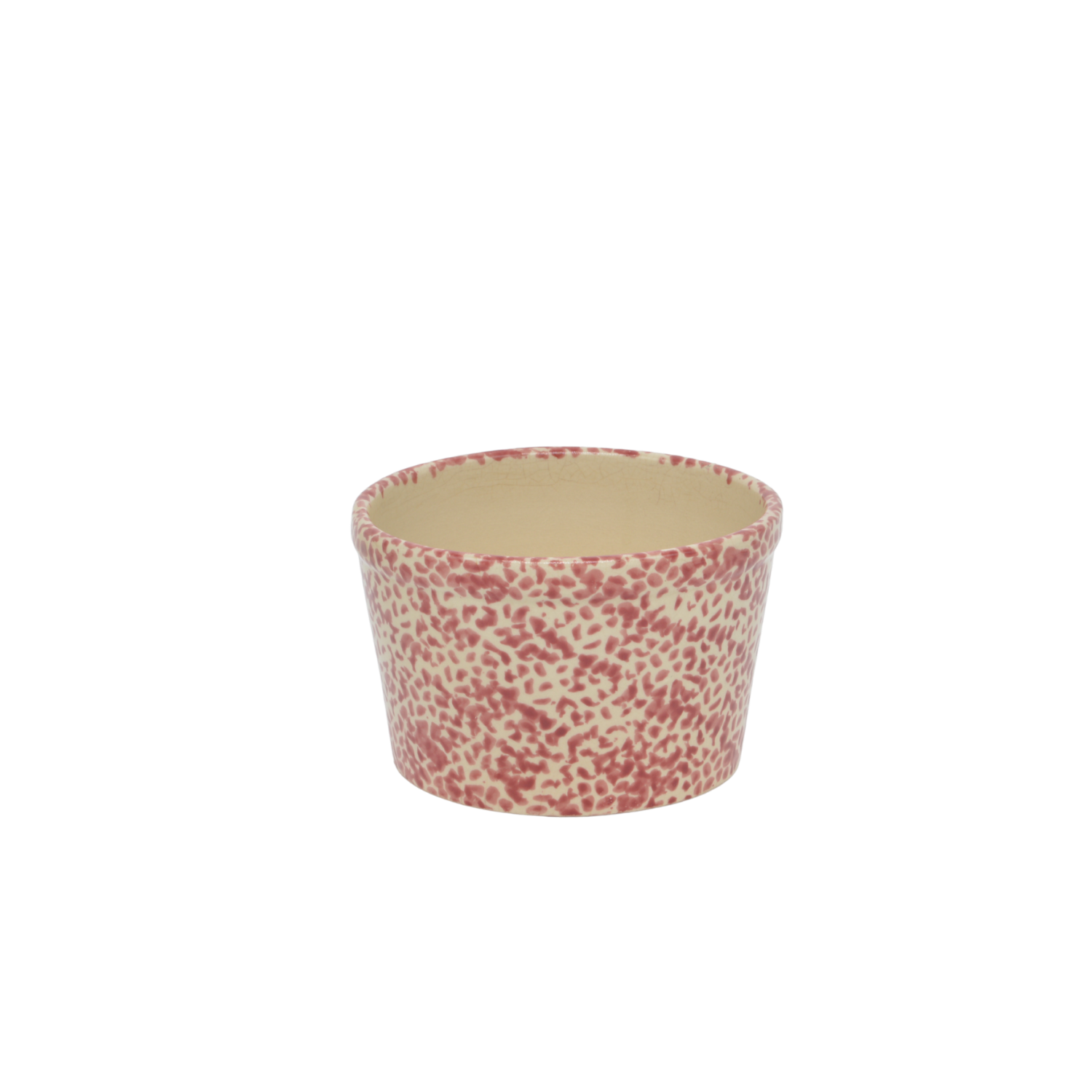 Red Spongeware Bowl | American Antique