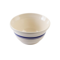 Ohio Stoneware Dominion Blue Stripe Mixing / Serving Bowl