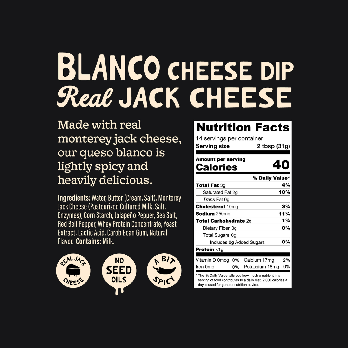 Blanco Cheese Dip - Drippy