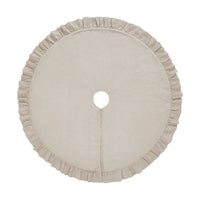 Sawyer Mill Red Ticking Stripe Tree Skirt 48"