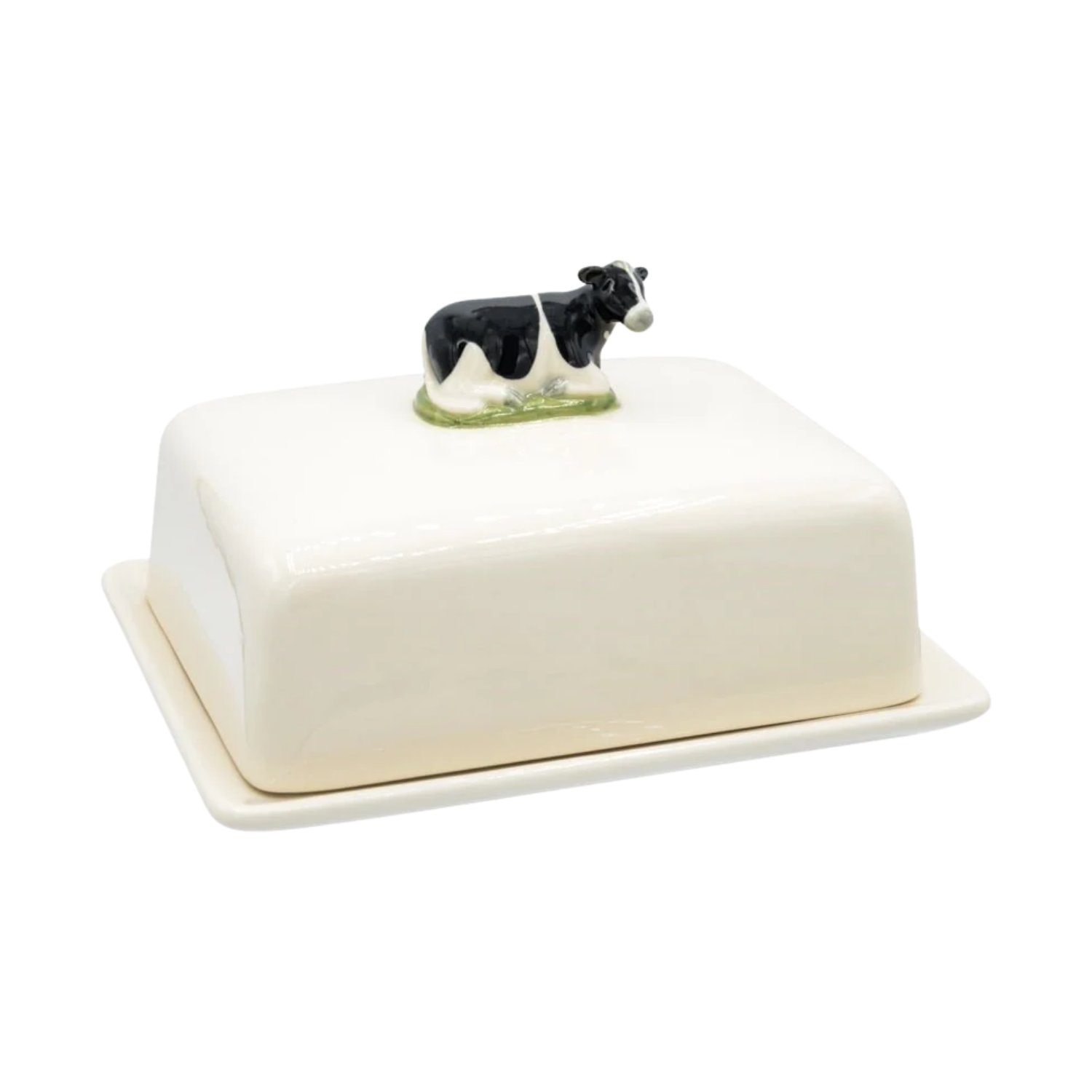 Fresian Cow Butter Dish