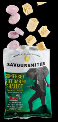 Savoursmiths Somerset Cheddar Shallot Potato Crisps 5.29oz