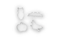 Fox Run Halloween Cookie Cutter Set, Set of 4, 3" to 4"